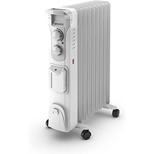 Olimpia Splendid 99263 Caldorad Humi 9 - Radiatore ad olio con umidificatore 2000 W, 220-240 V, Bianco