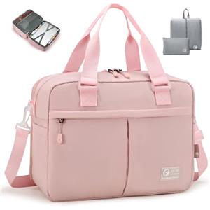 SPAHER Espandibile Bagaglio a Mano British Airways 40x30x15 a 40x30x25 Eurowings Wizzair Borsone Palestra Donna Impermeabile Borsa da Viaggio Piscina Fitness Sportiva Grande con Borse da Scarpe