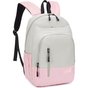 BAGZY Zaino Ryanair 40x20x25 Zaino da Viaggio Aereo Bagaglio a Mano Piccolo Zaini Antifurto Borsa Da Cabina Impermeabile Zainetto Porta PC per College Scuola Donna Uomo Rosa