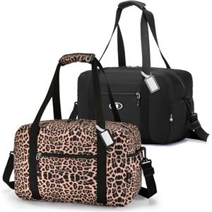 SPAHER 2X Borsone da Viaggio 40x20x25 ryanair Bagaglio a Mano Air france Borsone Palestra Sportiva 20L Donna Uomo Impermeabile Pieghevole Borsa da Viaggio Fitness Travel Duffel Cabin Bag