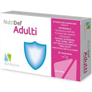 NUTRILEYA Srl Nutridef adulti 20 compresse - NUTRIDEF - 934504123