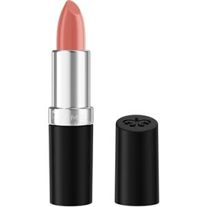 Rimmel London Rimmel Lasting Finish Nude Collection Lipstick, Rossetto a lunga tenuta, Con Burro di Aloe, Idratazione immediata, Formula vegana, 4g, 10 ROSY HONEY