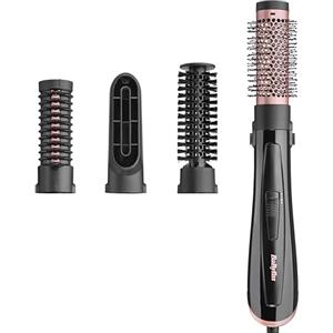 BaByliss Spazzola ad aria, 4 accessori intercambiabili per lisciare, modellare e dare volume, funzione anti-crespo, 2 temperature + aria fredda, AS126E