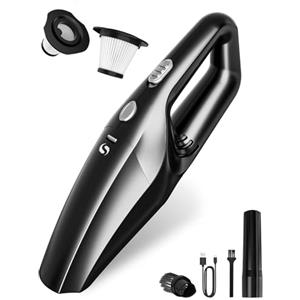 SERVOMASTER Aspirapolvere Auto, Aspirapolvere Portatile, Mini Aspirabriciole, Aspirabriciole Senza Fili Potente Ricaricabile con Filtro HEPA Lavabile, Per, Casa, Ufficio, Per Uomini e Donne.