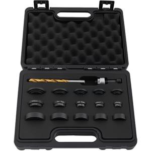 maXpeedingrods Set di 17 punzonatrici per sensori di parcheggio (17 - 32 mm), accessorio di montaggio per sensori di assistenza alla guida su paraurti e parafango