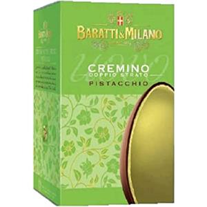 Baratti & Milano-Mini Uovo di Cioccolato Cremino Doppio Strato da 100 grammi (Piccolo, Pistacchio)