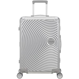 American Tourister Trolley medio realizzato in alluminio. Presenta maniglia superiore e laterale, chiusura a combinazione TSA, 4 ruote pivottanti ammortizzate in modo da ridurre rumori e vibrazioni. D