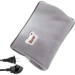 Generico Borsa 'Acqua Calda Elettrica Ricaricabile - Termoforo per Dolori Muscolari e Crampi | Ideale per Schiena, Spalle e Addome | Coperta Riscaldante con Tessuto Lavabile | Rapido Riscaldamento per Casa