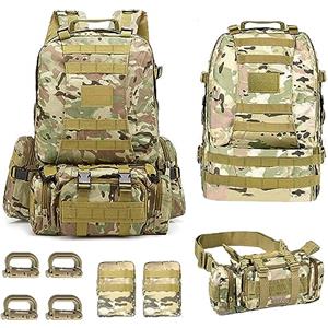 BODYGAD Zaino militare tattico 60L emergenza esterno impermeabile per escursioni campeggio alpinismo