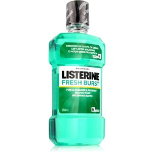 Listerine Fresh Burst Collutorio Rinfrescante 500 ml - Anti Batterico, Senza Alcool, Gusto Menta