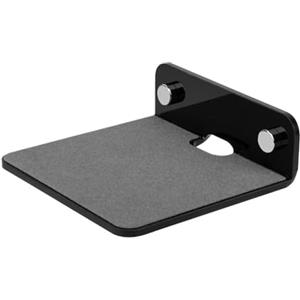 Floweringbeter Elegante supporto da parete in acrilico per altoparlanti JBL, webcam, cellulari, router, multifunzione, design salvaspazio 13,95114 pollici (nero)