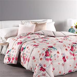 Caleffi 16707, Microfibra Beautiful Trapunta per Matrimoniale Letto, Fuxia