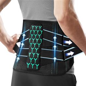 Beugo Fascia Lombare Supporto Schiena, Fascia Elastica Lombare Ortopedica, busto ortopedico lombare per Uomini e Donne per Sollevamento, Lavoro e Comfort Quotidiano (M)