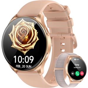 Blackview Smartwatch Donna Uomo, Orologio Smartwatch Uomo Fitness con Chiamate Bluetooth con 1.43' HD AMOLED/112+ Sportive/SpO2/Monitoraggio del Sonno/Cardiofrequenzimetro per Android IOS