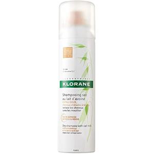 Klorane Shampoo Secco al Latte d'Avena per Capelli Scuri, 150 ml