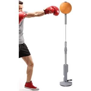 Generic Speed Bag - sacco da boxe reflex con supporto, altezza regolabile, extra forte, stabile e robusto Dispositivo di allenamento ideale per reazione, velocità e coordinazione, allenamento