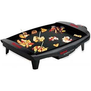 Tefal CB 5005 Ultra Compact Piastra 900-Barbecue Elettrica, 1800W, Piano Cottura 25 x 35 cm
