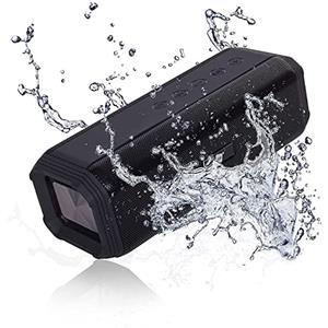 NK Casse Portatili Bluetooth - Con Assistente Vocale (Google e Siri) - Senza fili, 20W, Stereo TWS (sincronizzazione di 2 altoparlanti), Hi-Fi, Bluetooth 5.0, USB, Nero (compatibile: iOS e Android)