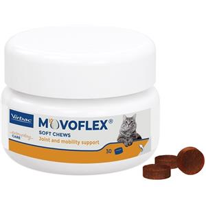 Virbac Movoflex Gatto - Integratore per la salute articolare, 30 Compresse Masticabili