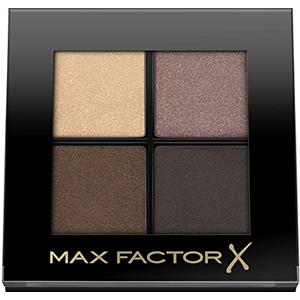 Max Factor Colour X-Pert Soft Touch Palette Ombretti, 4 Ombretti dal Colore Intenso, Altamente Sfumabili, 003 Hazy Sands
