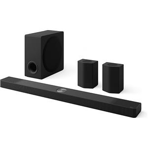 LG SOUNDBAR + SUBWOOFER LG S95TR 9.1.5 canali, Potenza Max 810 W, Cassa wireless, Nero