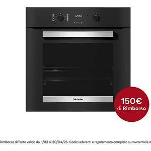 MIELE H 2455 B FORNO INCASSO, dimensioni: L 59,5 cm - A 59,6 P 56,9 cm, Black line, classe A+