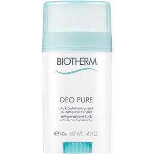 Biotherm Deo Pure Stick 40 ml - Deodorante Antitraspirante Delicato con Complesso Minerale Tri-Attivo, 48 Ore di Protezione