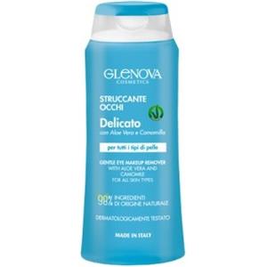 Glenova Struccante Occhi Micellare 200ml con Aloe Vera e Camomilla - Deterge e Lenisce per Pelli Sensibili