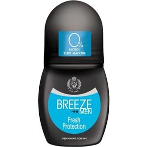 Breeze Deodorante Roll-On Fresh Protection 50ml - Senza Alcool, Protezione 48h, Formula 0% Macchie, Adatto a Tutti i Tipi di Pelle