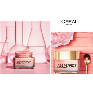 L'Oréal Paris Age Perfect Golden Age Crema Viso Giorno SPF 20 - Nutriente e Fortificante per Pelli Mature, 50 ml