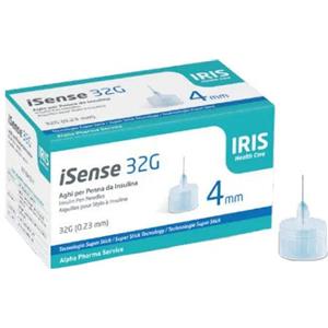 Alpha Pharma Service Aghi per Penna da Insulina 32G 4mm 100 Pezzi - Sterili e Compatibili con Penne NOVO, LILLY, SANOFI