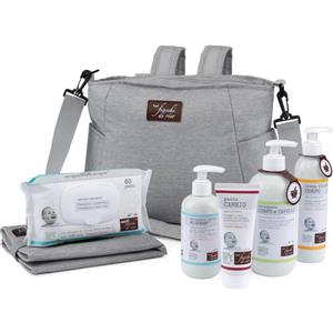 Fiocchi di Riso Cofanetto Borsa Fasciatoio - Kit per l'igiene del neonato, 5 prodotti e accessori