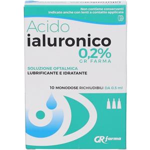 GR FARMA ACIDO IALURONICO 0,2% collirio monodose