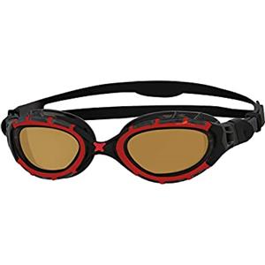Zoggs Predator Flex Polarized Ultra-Smaller Fit Occhialini da Nuoto, Adulti Unisex, Multicolore (Multicolore), S