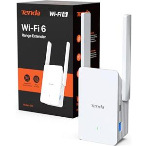 Tenda Ripetitore WiFi 6 A23, Amplificatore Dual Band AX1500, WiFi Extender, Access Point, Porta Gigabit Ethernet, Compatibile con Tutti i Box Internet, Facile Installazione
