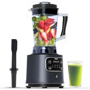 TOKIT 8-IN-1 Frullatore 2000ML, Blender Pro Metallo1400W con Touch LCD e 8 Menu e 9 Velocità per Smoothie, Tritare Verdure e Preparare Bevande Ghiacciate