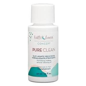 Derma Viridis Latte e Luna Pure Clean Olio lavante viso e occhi normalizzante struccante 50 ml Linea Concept