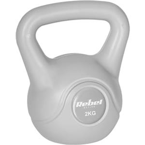 Rebel Electro Kettlebell Bituminoso 2kg RBA-2322G-02 Grigio