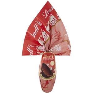 Lindt Uova di Pasqua 2026 Cioccolato, Uovo al Cioccolato Pop Corn con Sorpresa, Idea regalo pasqua, 240g