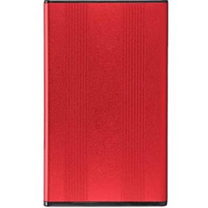 OPPWONG Case esterno portatile per hard disk, HDD e SSD con interfaccia USB 3.0, 2,5 pollici, 5 Gb/s, 2 TB, antistatico, per, nero, argento, blu e rosso