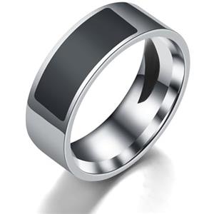 casstaly NFC Smart Chip Etichetta Telefono Mobile Tecnologia Intelligente NFC Indossabile Smart Ring B 1 PZ