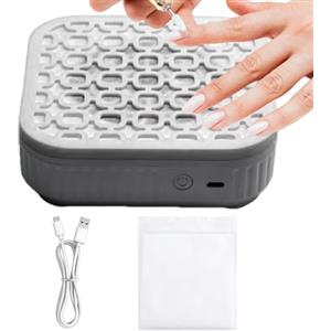 Generico Aspirapolvere Per Unghie | 5500 giri/min Aspiratore Con Filtro | Aspiratore Elettrico Ricaricabile Silenzioso 2 Modalità Per Unghie,Per Smalto Gel Pedicure E Pulizie