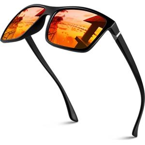 GQUEEN Occhiali da Sole da Uomo Donna Retro Polarizzati Guidare la Pesca Protezione UV400