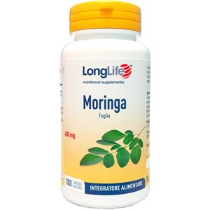 LongLife Moringa 400mg - Integratore Alimentare con 100 Capsule Vegetali Senza Glutine