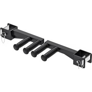 Lifeswell Attacco per barra per immersioni per power rack da 3 x 3 pollici, maniglie larghe e strette antiscivolo,capacità di carico di 500 libbre,attacco per squat rack per immersioni