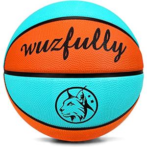 Wuzfully Pallone da Basket Unisex Adulto Outdoor Palla da Basket per Bambini Taglia 5 per Interni ed Esterni
