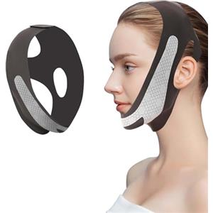 Rylae Cintura per il Viso,Maschera per Lifting Riutilizzabile,Cintura Viso V Line per Rassodamento, Doppio Mento Cintura Viso V-Line,per Massaggio Contorno Viso Lifting Maschera Rassodante