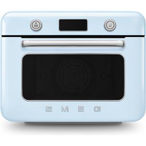 Smeg Forno combinato a vapore da appoggio 50's Style - Azzurro - COF01PBEU