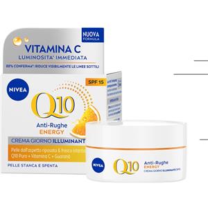 NIVEA Crema Giorno Antirughe Energizzante SPF15 con Q10 e Vitamina C - 50ml