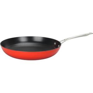 LAGUIOLE, Padella in Ghisa Rossa 24x4,5 cm - Ritenzione ottimale del calore, Leggera e Resistente, Antiaderente, Facile da Pulire, Tutte le Fonti di Calore, Induzione, 100% Ghisa, Design Elegante.